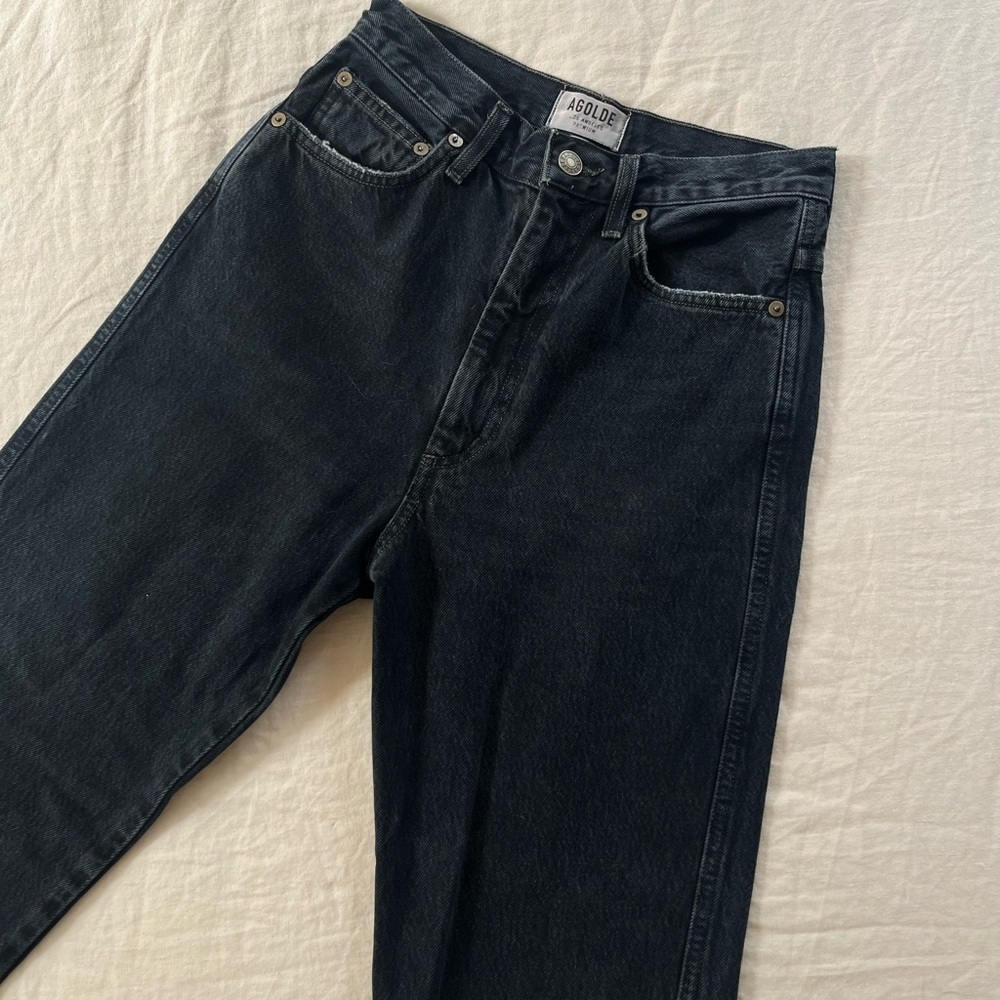 Agolde Black High Rise Jeans